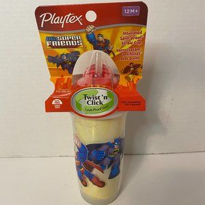 Playtex insulated spill proof straw cup leak proof BPA Free 9oz 12m+